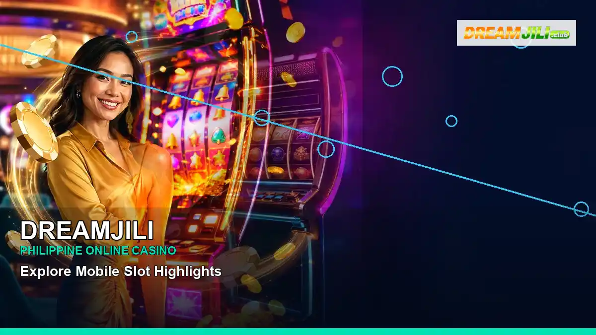 DREAMJILI duo online slot games featuring an adult Filipina casino host with a left-framed composition — view 2
