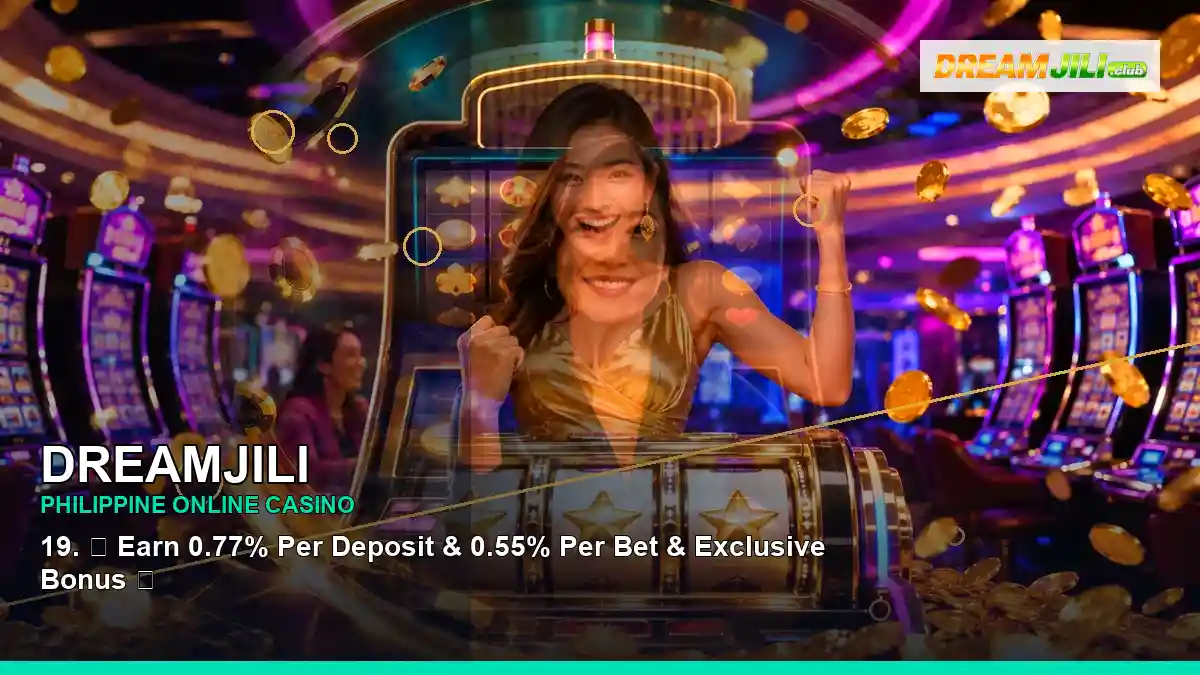 DREAMJILI high-energy lounge VIP casino rewards in a right close-up layout for Philippine players