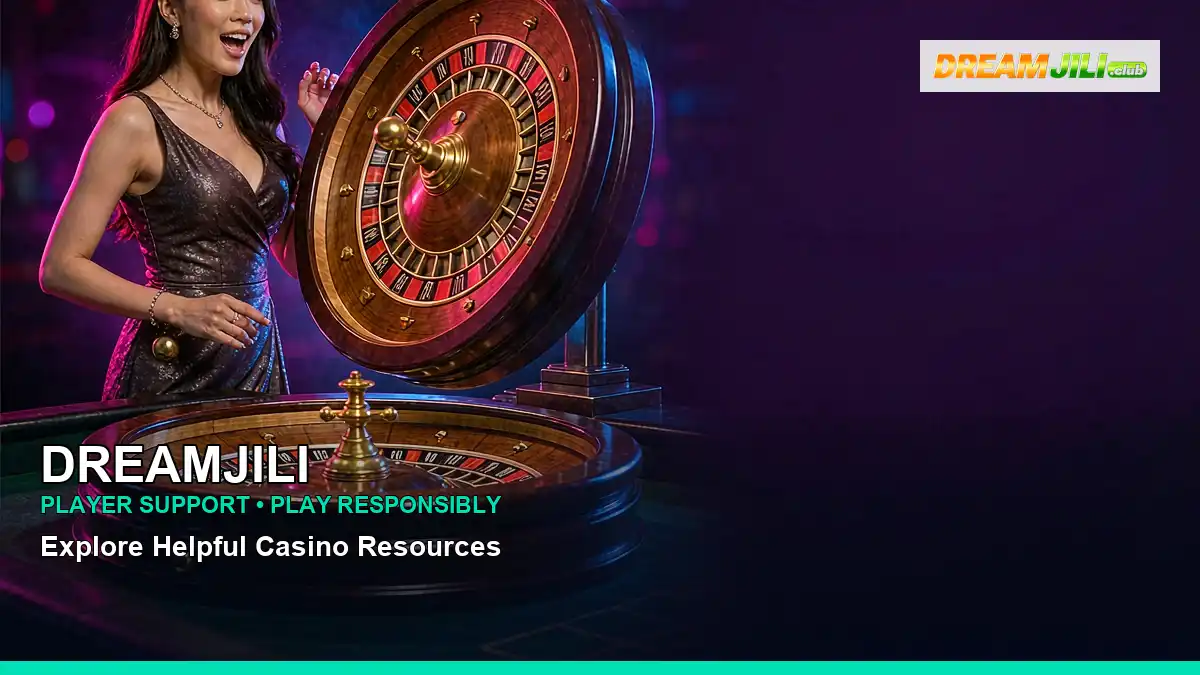 DREAMJILI center symmetric live casino table games highlighting mobile-friendly casino play
