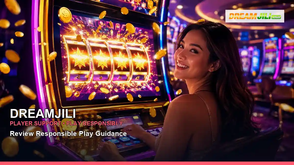 DREAMJILI gold-lit jackpot slot games in a celebratory layout for Philippine players